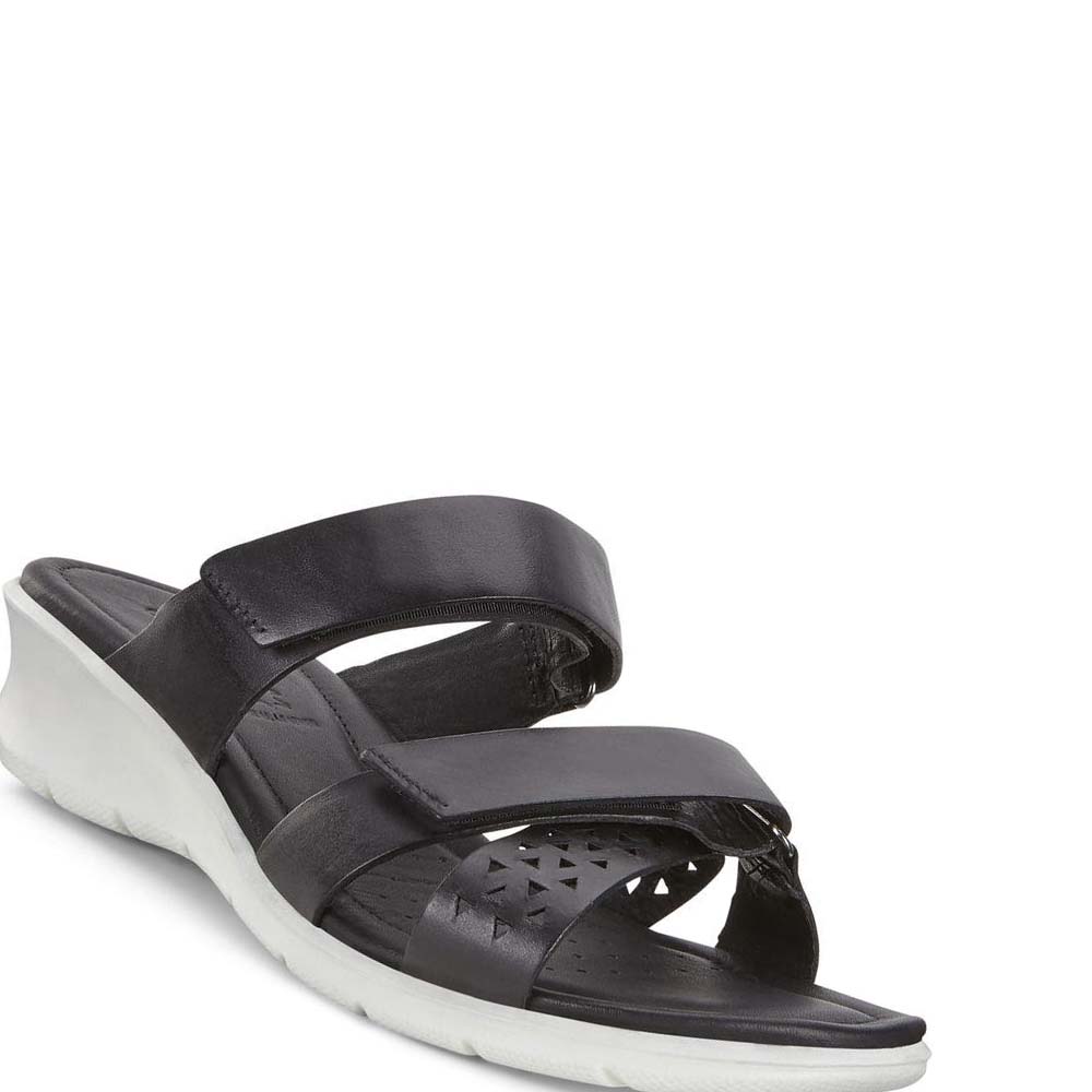 Women's Ecco Felicia Heeled Sandals Black | Canada 174XYU